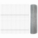 vidaXL Kerítés oszlopokkal Ezüst 0.8 x 100 m Acél