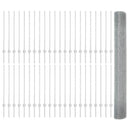 vidaXL Kerítés oszlopokkal Ezüst 1 x 100 m Acél