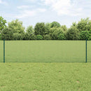 vidaXL Hegesztett drótkerítés poszttal 25 x 0,6 m (Sz x M)