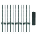 vidaXL Hegesztett drótkerítés poszttal 25 x 0,6 m (Sz x M)