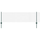 vidaXL Kerítés oszlopokkal Zöld 0,6 x 25 m Acél