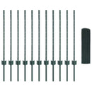 vidaXL Hegesztett drótkerítés poszttal 25 x 0,8 m (Sz x M)