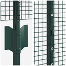 vidaXL Hegesztett drótkerítés poszttal 25 x 1,2 m (Sz x M)