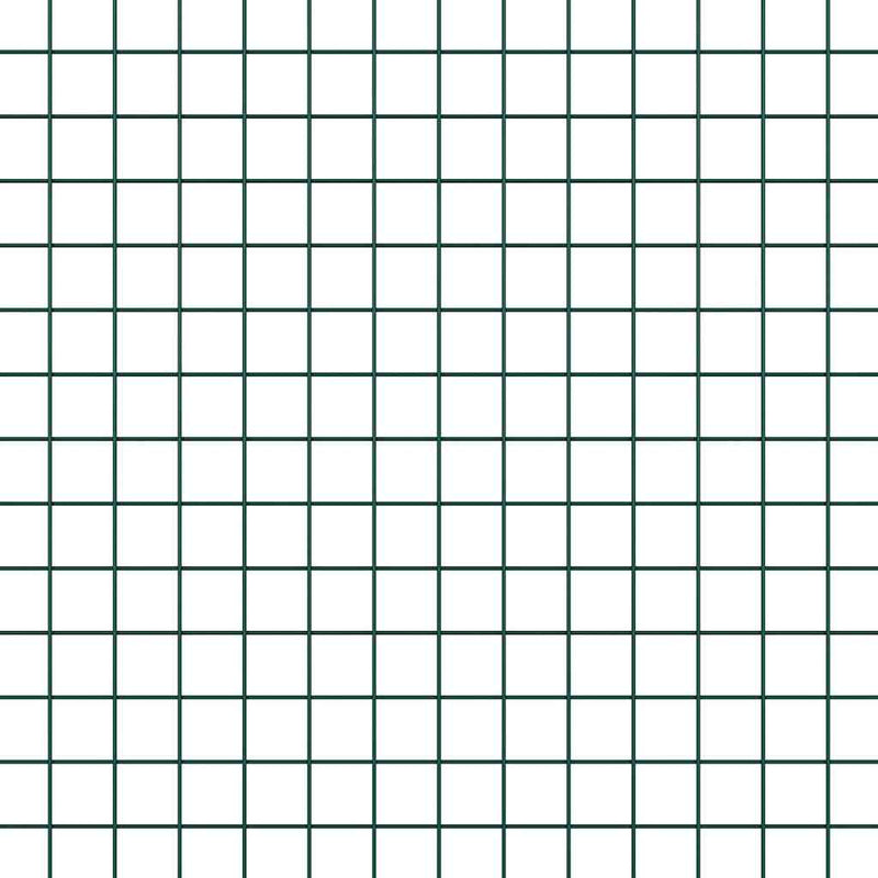 vidaXL Kerítés oszlopokkal Zöld 1.4 x 25 m Acél