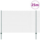 vidaXL Hegesztett drótkerítés poszttal 25 x 1,6 m (S x F)