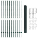 vidaXL Hegesztett drótkerítés poszttal 25 x 1,6 m (S x F)