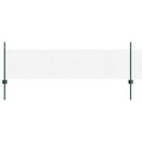 vidaXL Kerítés oszlopokkal Zöld 0.5 x 100 m Acél