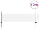 vidaXL Hegesztett drótkerítés poszttal 10 x 0,5 m (Sz x M)
