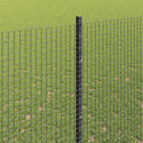 vidaXL Hegesztett drótkerítés oszlopokkal 10 x 1,6 m Szürke Háló