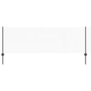 vidaXL Kerítés oszlopokkal Szürke 0.8 x 25 m Acél