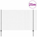 vidaXL Kerítés oszlopokkal Szürke 1.5 x 25 m Acél