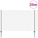 vidaXL Kerítés oszlopokkal Szürke 1.5 x 25 m Acél