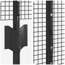 vidaXL Hegesztett drótkerítés poszttal 25 x 1,6 m (S x F)