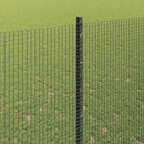 vidaXL Kültéri hegesztett drótkerítés oszlopokkal 50 x 1,5 m Szürke