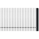 vidaXL Hegesztett drótkerítés poszttal 50 x 1,5 m (Sz x M)