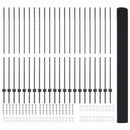 vidaXL Hegesztett drótkerítés poszttal 50 x 1,5 m (Sz x M)
