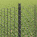vidaXL Hegesztett drótkerítés poszttal 100 x 0,6 m (Sz x M)