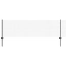 vidaXL Kerítés oszlopokkal Szürke 0.6 x 100 m Acél