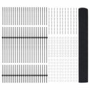 vidaXL Kerítés oszlopokkal Szürke 1 x 100 m Acél