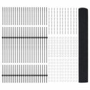 vidaXL Hegesztett drótkerítés oszlopokkal 100 x 1 m PVC-bevonatos acél