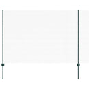 vidaXL Kerítés oszlopokkal Zöld 1.6 x 10 m Acél