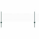 vidaXL Kerítés oszlopokkal Zöld 0.5 x 25 m Acél