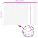 vidaXL Kerítés oszlopokkal Zöld 1 x 25 m Acél