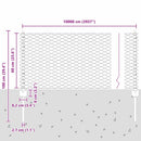 vidaXL Hegesztett Drótháló Kerítés 100 x 0,6 m (Sz x M)