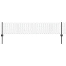 vidaXL Hatszögletű kerítés oszlopokkal 10 x 0,4 m PVC-bevonatos acél