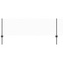 vidaXL Kerítés és Oszlop Szürke 0,6 x 10 m Acél