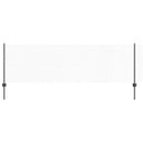 vidaXL Kerítés oszlopokkal Szürke 0.8 x 10 m Acél