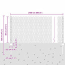 vidaXL Hegesztett Drótháló Kerítés 25 x 0,8 m (Sz x M)