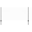 vidaXL Hatszögletű kerítés oszlopokkal 25 x 1 m PVC-bevonatos acél