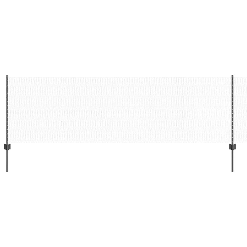 vidaXL Kerítés oszlopokkal Szürke 0.8 x 50 m Acél