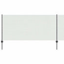 vidaXL Kerítés oszlopokkal Szürke 1 x 50 m Acél