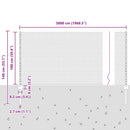 vidaXL Kerítés oszlopokkal Szürke 1 x 50 m Acél