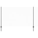vidaXL Hatszögletű kerítés oszlopokkal 50 x 1,4 m PVC-bevonatos acél
