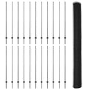 vidaXL Kerítés oszlopokkal Szürke 1.6 x 50 m Acél
