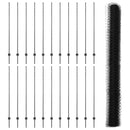 vidaXL Hatszögletű kerítés oszlopokkal 50 x 1,6 m PVC-bevonatos acél