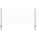 vidaXL Kerítés oszlopokkal Szürke 1.2 x 100 m Acél