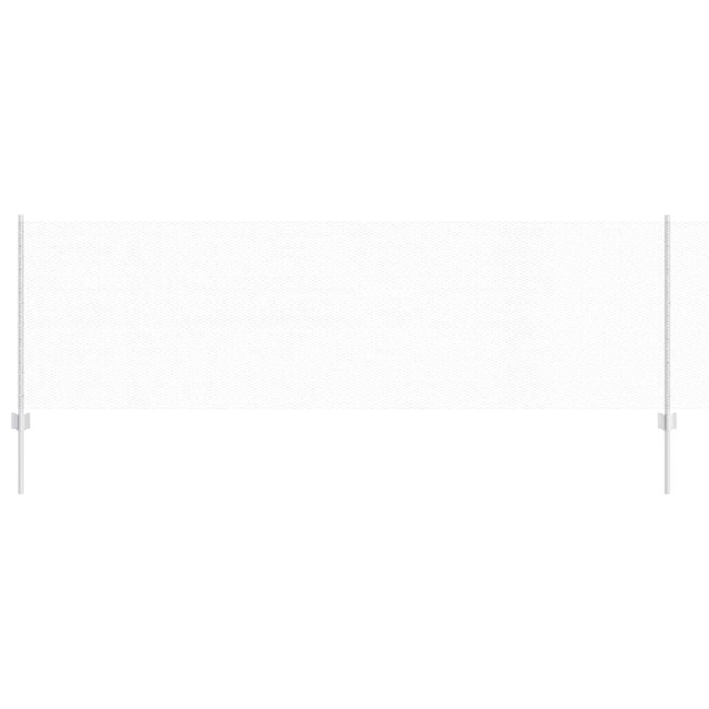 vidaXL Kerítés oszlopokkal Ezüst 0.8 x 10 m Acél