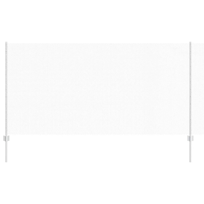 vidaXL Kerítés oszlopokkal Ezüst 1.2 x 10 m Acél