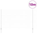 vidaXL Kerítés oszlopokkal Ezüst 1.4 x 10 m Acél