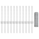 vidaXL Kerítés és Oszlop Ezüst 0,4 x 25 m Acél