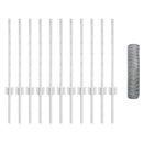 vidaXL Kerítés oszlopokkal Ezüst 0.5 x 25 m Acél