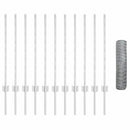 vidaXL Kerítés oszlopokkal Ezüst 0.8 x 25 m Acél