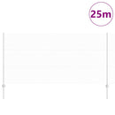 vidaXL Kerítés oszlopokkal Ezüst 1.2 x 25 m Acél