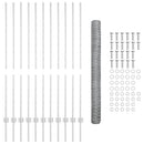 vidaXL Hegesztett Drótháló Kerítés 25 x 1,4 m (Sz x M)