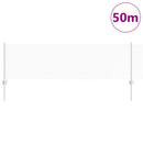 vidaXL Kültéri hatszögletű kerítés poszttal 50 x 0,6 m Ezüst Háló