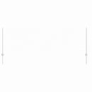 vidaXL Kerítés oszlopokkal Ezüst 0.8 x 50 m Acél